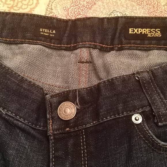 Express Jeans Denim - Dark wash blue woman's Jean